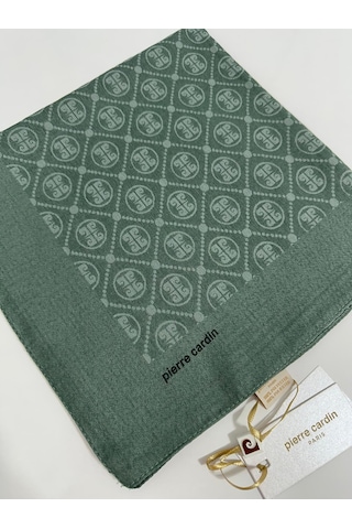 Pierre Cardin Elegans Monogram Eşarp - 1090750 -951 Nefti Yeşil Nefti Yeşil