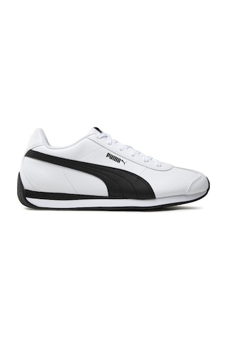Puma Turin 3 Erkek Spor Ayakkabı Eva Tabanlı Günlük Konforlu Sneaker Beyaz - Siyah