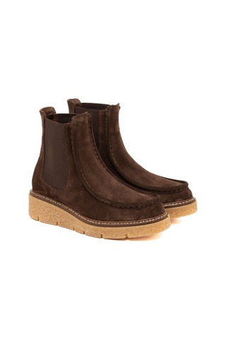 Marrone Bot Kadın 25k11778xs Vergelio Suede Marrone