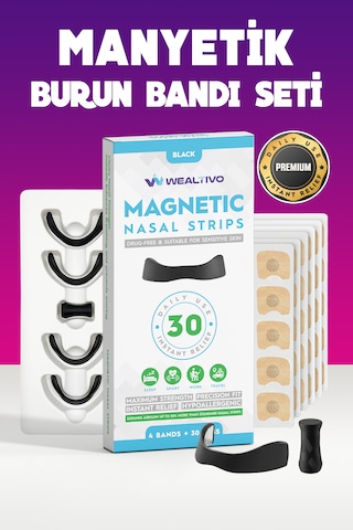 30 Siyah Renk Burun Bandı