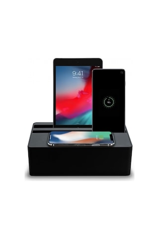 Alldock Wireless Kablosuz Şarj Standı - Siyah