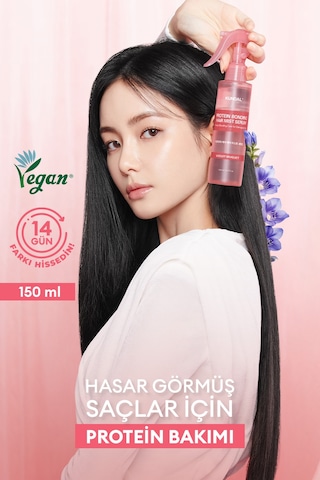 Yoğun Onarıcı Ve Isı Koruyucu Mist Serum Kundal Protein Bonding Hair Mist Serum 150ml Violet Muguet