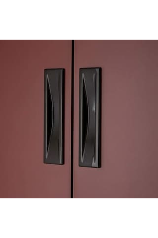 System Gömme Mobilya Kulbu Siyah Renk 96mm Kulp Sy4340 0096 Al6 Çok Renkli