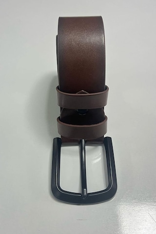 Madmext Madmext Erkek Suni Deri Düz Taba Kemer 6872-taba Taba