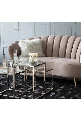 Janet Paslanmaz Metal Yan Sehpa