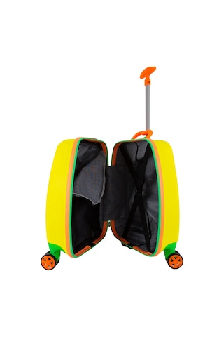 Wexta Wx-410 Disney Serisi Sarı Kız Çocuk Çocuk Valizi Sarı