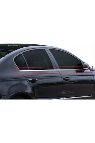 Vw Passat B6 Krom Cam Alt Çıta 4 Kapı P.çelik 2005-2011 Arası