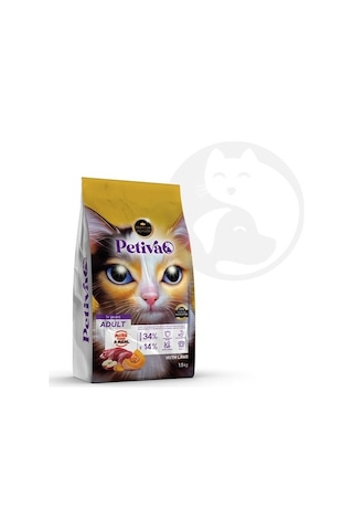 Petiva Pet-132 Balıklı Yetişkin Kedi Maması 1500 G