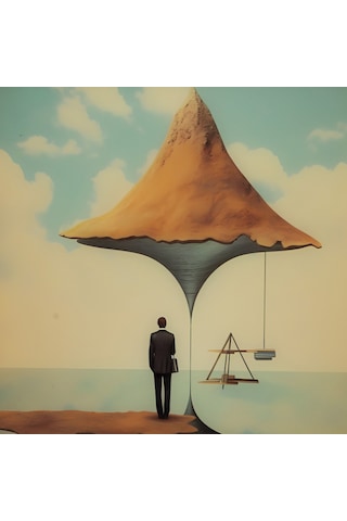Aether Çerçeveli Cam Tablo 60x60 Cm