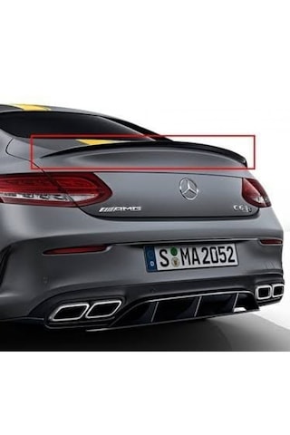 Mercedes W205 Amg Style - Coupe Bagaj Üstü Spoiler 2014-2021