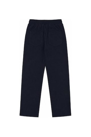 Beniizle Unisex Düz Paça Ribana Bel Çocuk Pantolonu Lacivert