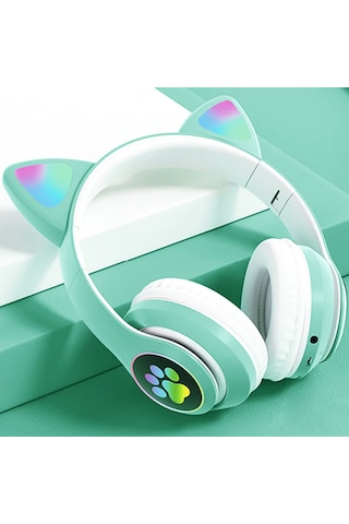 Coverzone Cat Headset Multi Purpose STN-28 RGB Bluetooth Kulak Üstü Kulaklık