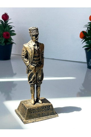 Mustafa Kemal Atatürk Askeri Heykeli 1881-1938 Anı Figürü