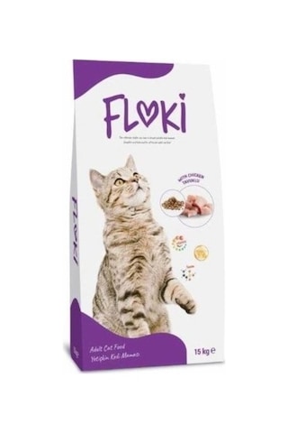 Floki Tavuklu Yetişkin Kedi Maması 15 KG Floki Tavuklu Yetişkin Kedi Maması 15 KG