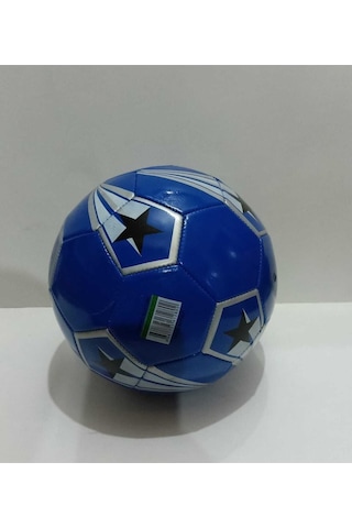 Futbol Topu Dikişli No 5 - Mavi Çok Renkli