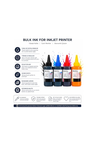 Hp Deskjet 2320 2710 2720 2721 2723 305 Uyumlu Kartuş Mürekkep Seti