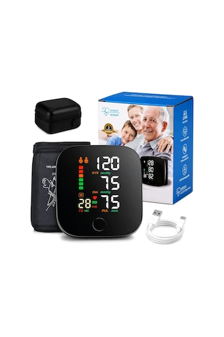 Bilek Ölçüm 7x8.3cm Usb Sarjlı - Dijital Konuşan Tansiyon Aleti Bk-606 5468