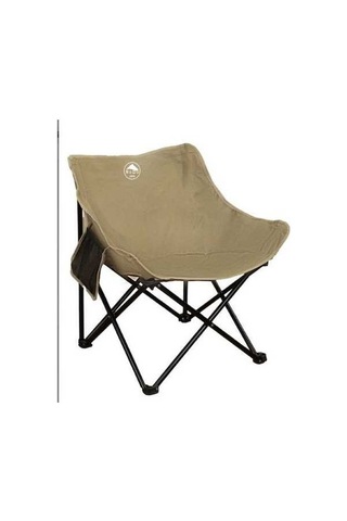 Prestigegoods Katlanabilir Kamp Sandalyesi Bej - Outdoor Taşınabilir - Sanbuyos Bej