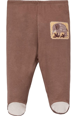 Jungle Patikli Üçlü Pantolon Set Kahverengi