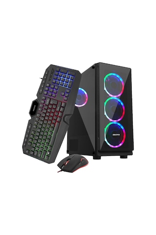 Seclife GM-1292 i7-12700F 16 GB 512 GB SSD 8 GB RX580 Free Dos Masaüstü Oyuncu Bilgisayarı