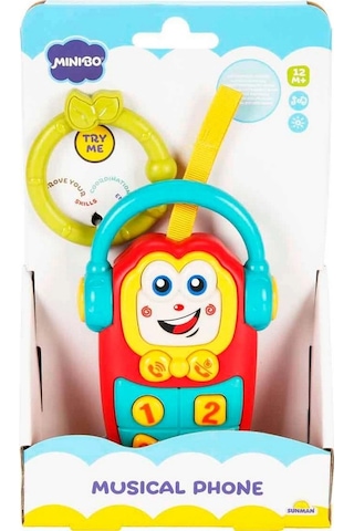 Minibo Sesli Ve Işıklı Telefon Puset Oyuncağı