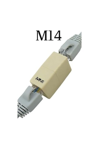 Mn6 M14 5 Adet Rj45 Ethernet Kablo Birleştirici, Cat5 Cat5e Cat6 Uyumlu Dişi Dişi Lan Kablo Uzatma Aparatı