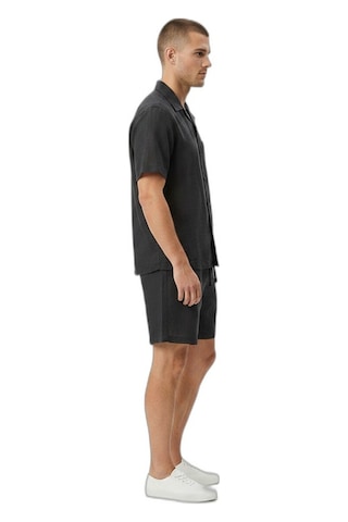 Only & Sons Onslaurence Lınen Resort Collar Ss Noos Erkek Mavi Gömlek - 22036242