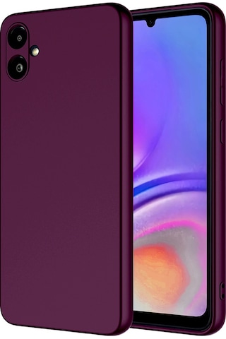 Galaxy Uyumlu A06 Kılıf Zore Mara Lansman Kapak-koyu Mor Koyu Mor