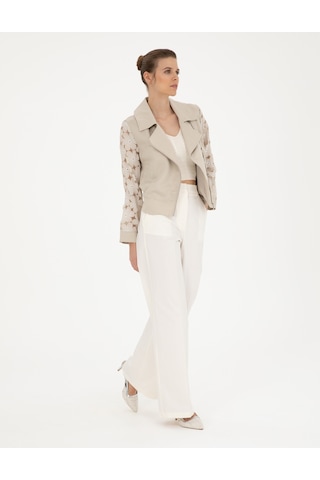 Pierre Cardin Kadın Beyaz Pantolon Kanvas-chino 50289786-vr013 Beyaz