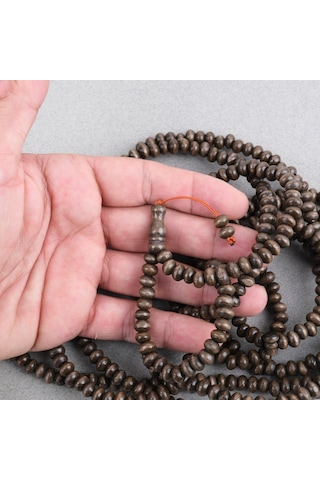 Mercimek Ağacı 500lük Tekerlek Kesim 7x6mm Zikir Tesbihi