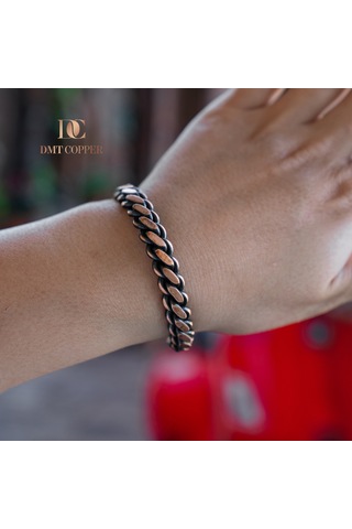Dmt Copper Home %100 El Yapımı Bakır Bileklik,doğal Antibakteriyel Bakır Bileklik, Sağlık Dostu Şık Tasarım Bakır