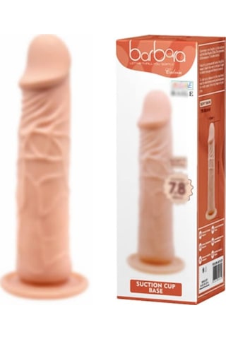 Truva Shop Baile Barbara Süper Güçlü Vantuzlu Damarlı Soft Gerçekçi Penis Vibratör