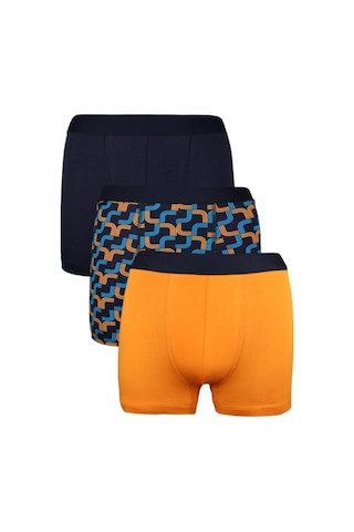 Alaturka Erkek Boxer Karışık Renk 3'lü Paket Set -bxr2000 Model-7 Model7