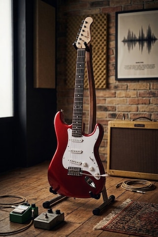 Torres St-40rd Elektro Gitar Seti Kırmızı Stratocaster + Full Set Kılıf Kapo Askı Akort Pena - 8697014634176