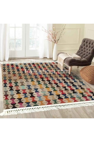 Prizma Halı Vintage Kilim V-6005 Çok Renkli
