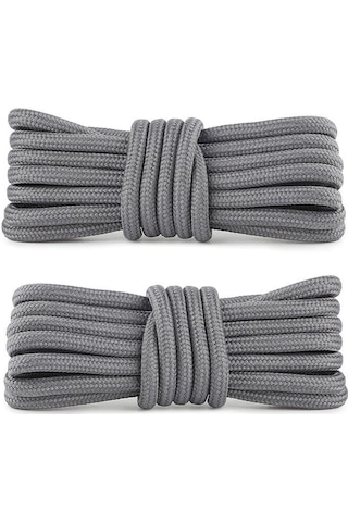 Hapshoe Gri 5 Mm Yuvarlak Bot Bağcığı