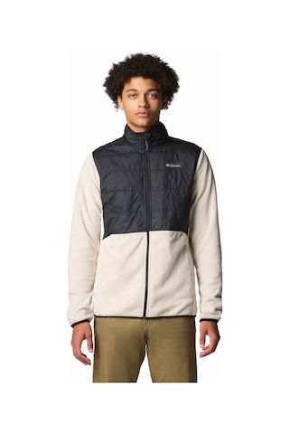 Columbia Ao4318 Basın Butte Full Zıp Fleece Iı Erkek Polar Üst Beyaz Beyaz