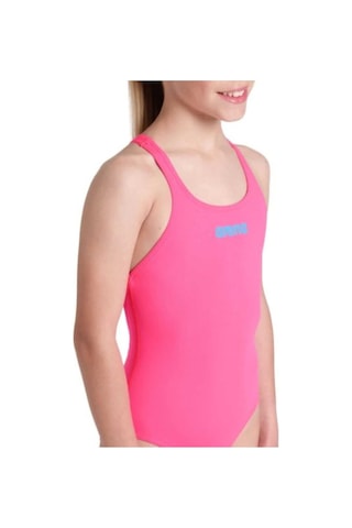 Arena G Team Swimsuit Swim Pro Solid Kids' Swimsuit Kız Çocuk Yüzücü Mayosu 004762908 Pembe