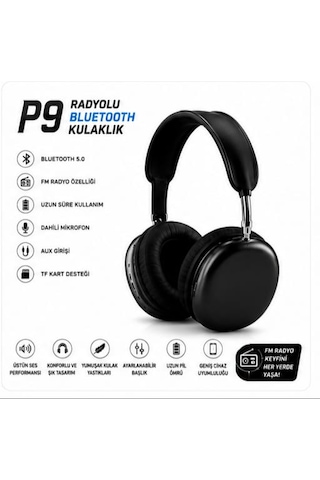 P9 Kafa Üstü Bluetooth Kulaklık P9 Kafa Üstü Bluetooth Kulaklık