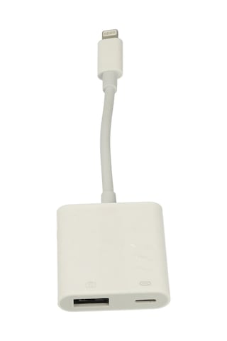 Newface Apr22 Apple, Uyumlu iPhone Otg 2in1 Semeglbl - 9 - Beyaz