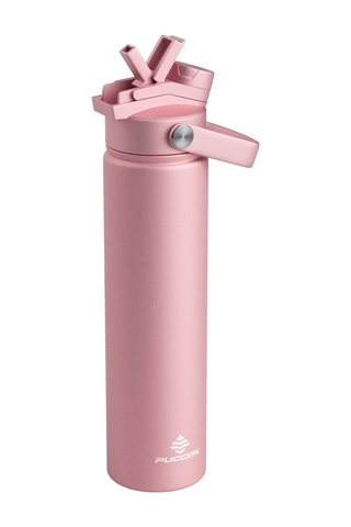 Puccon 750 Ml Pembe Paslanmaz Çelik Termos/matara/suluk