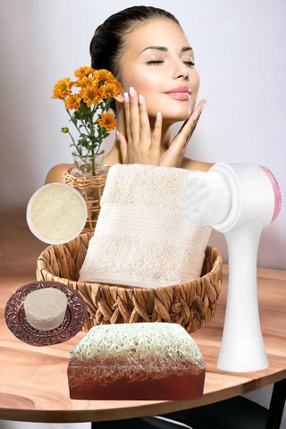 5'li Tüm Cilt Tiplerine Uygun Peeling Sivilce Leke Akne Temizleme Sıkılaştırma Bakım Set