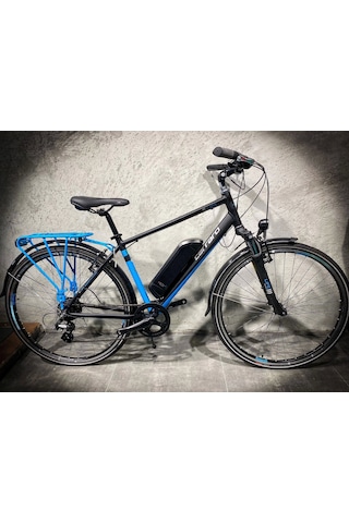 Carraro E-line Elife 2.1 Hd Fren 7 Vites 28 Jant Elektrikli Şehir Bisikleti Antrasit Mavi Siyah 52 K Çok Renkli