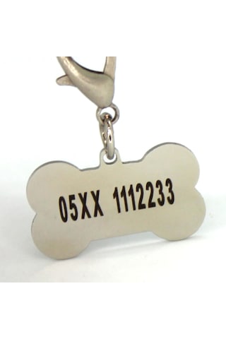 Caramelos Çelik Metal Köpek Künyesi