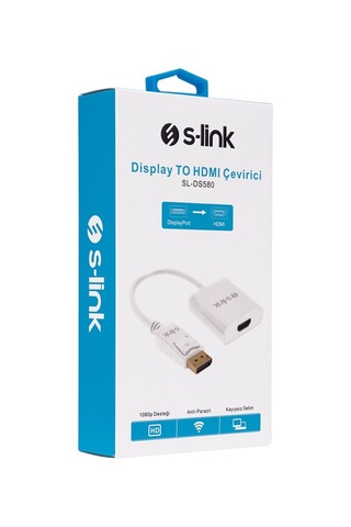 S-LINK SL-DS580 DİSPLAY TO HDMI 10CM ÇEVİRİCİ