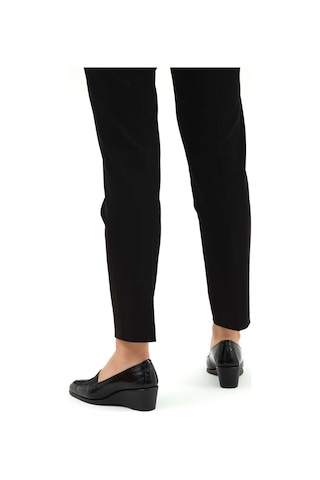 Relax Anatomic Kadın Hakiki Deri Siyah Comfort Ayakkabı 611 E6217 Bn Ayk Y19 Vernıce Black Siyah