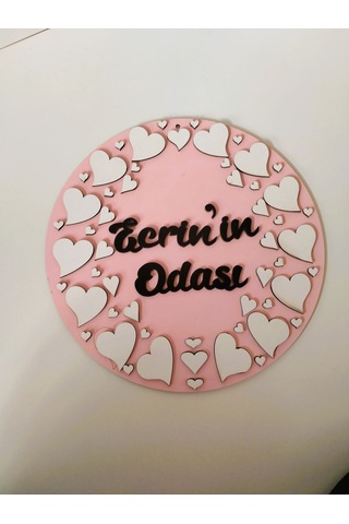 Kapı Süsü Pembe-Beyaz 3 Pembe - Beyaz