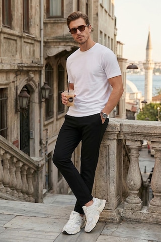 Buratti Erkek Pantolon 6843660 Siyah Siyah