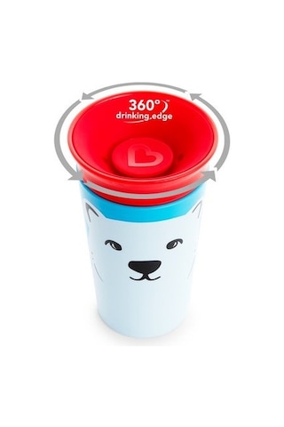 Munchkin Mucize 360° Wildlove Alıştırma Bardağı 12 Ay+ 266 ML Ay Çok Renkli