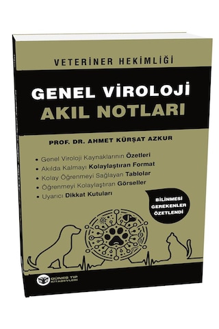 Veteriner Hekimliği Genel Viroloji Akıl Notları En Fazla Okunan